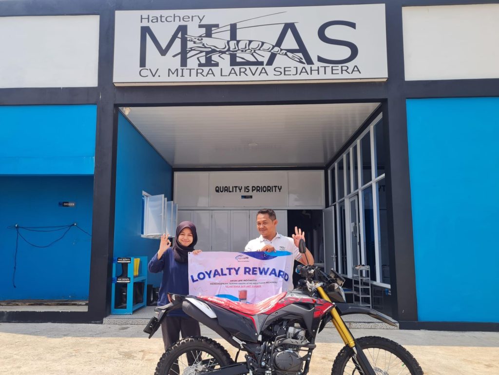 Pemberian Loyalty Reward Aqualife pada Hatchery MILAS