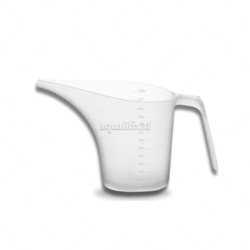 GELAS UKUR PLASTIK 1 LITER CORONG PANJANG - Aqualife