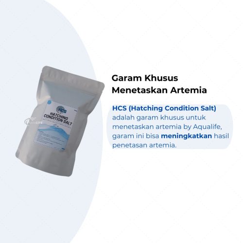 HCS (HATCHING CONDITION SALT) GARAM KHUSUS ARTEMIA - Aqualife_1