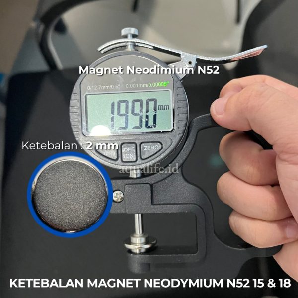 [REAL] MAGNET NEODYMIUM N52 SUPER STRONG BULAT KOIN (15/18MM)