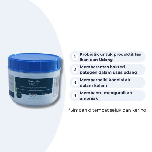 SANOLIFE PRO2 INVE PROBIOTIK 500G - Aqualife_1