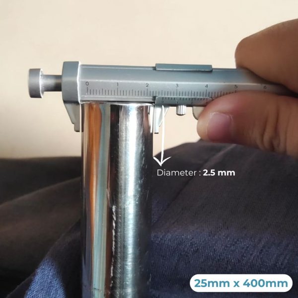 [REAL] MAGNET NEODYMIUM STRONG TABUNG BAR 25x400MM | GAYA MAGNET 12.974 GAUSS KUAT