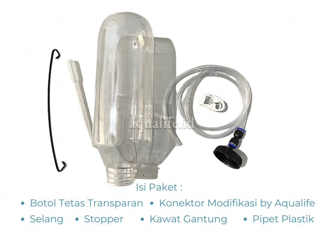 ALAT TETAS ARTEMIA PAKET LENGKAP Transparan - Aqualife