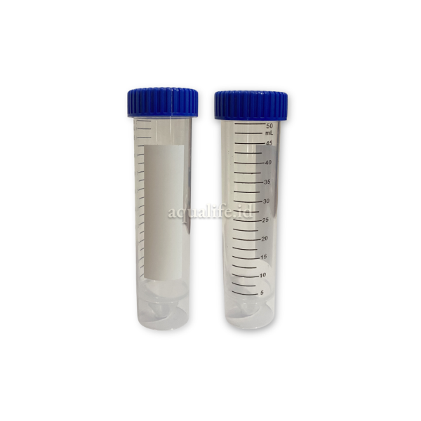 Centrifuge Tube 50ml Self-Standing - Tabung Sentrifus Bisa Berdiri Alat Lab | Tutup Biru | Ada Label