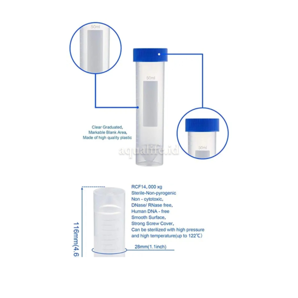centrifuge tube breakdown